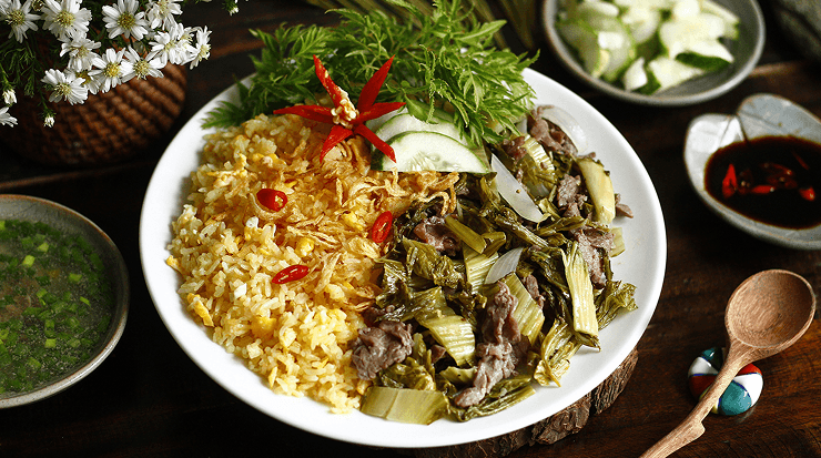 Công thức: Cơm rang dưa bò